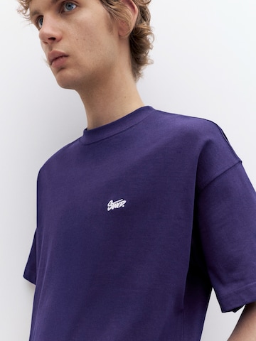 Maglietta 'STWD' di Pull&Bear in blu