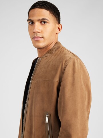 BOSS Between-Season Jacket 'Malbano 3' in Brown