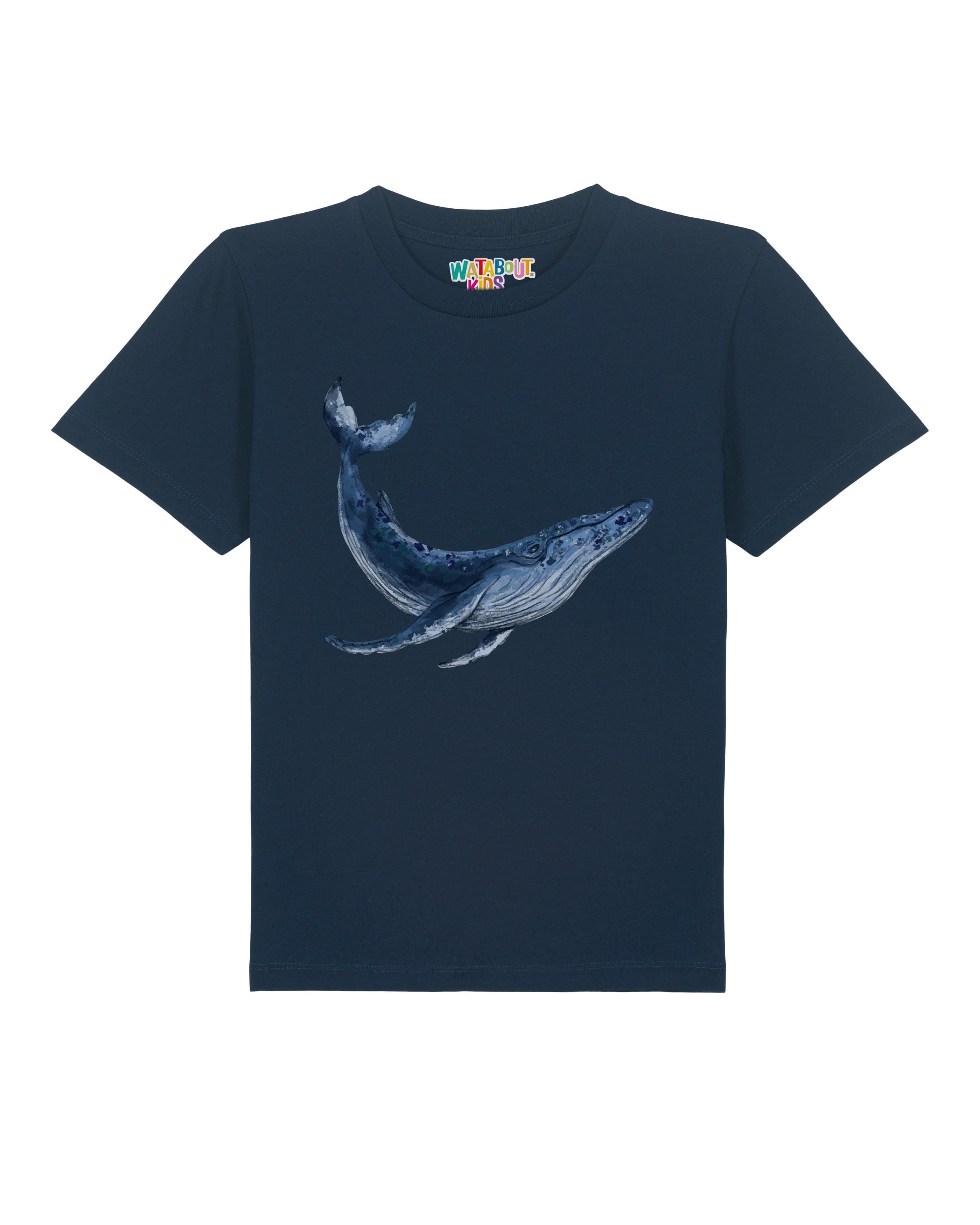 watabout.kids Shirt 'Wal' in Blue: front