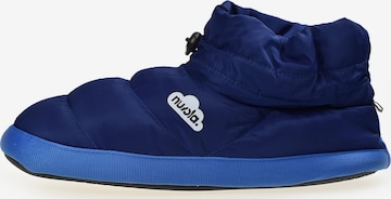 Nuvola. Hausschuh 'Boot Home Party' in Blau: Vorderseite