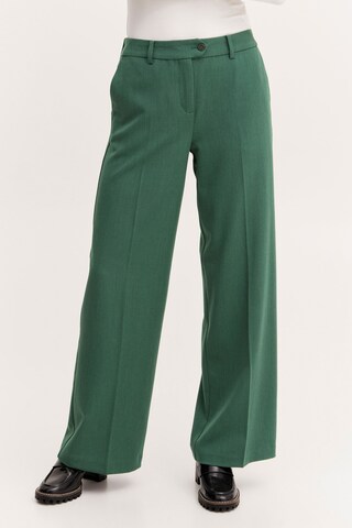 Fransa Wide leg Broek 'Frmilena' in Groen: voorkant