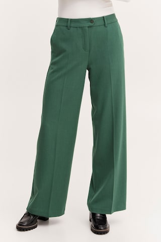 Fransa Wide leg Pants 'Frmilena' in Green: front