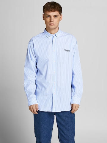 JACK & JONES - Regular Fit Camisa 'Brink' em azul: frente