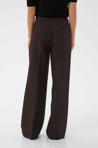 Part Two Wide leg Pants 'Ninnesa' in Brown