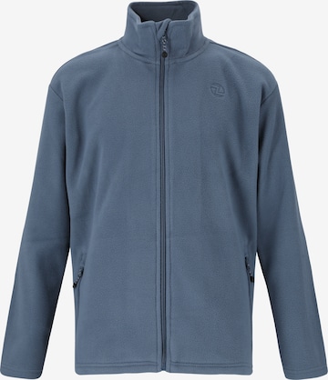 ZigZag Fleece Jacket 'Zap' in Blue: front
