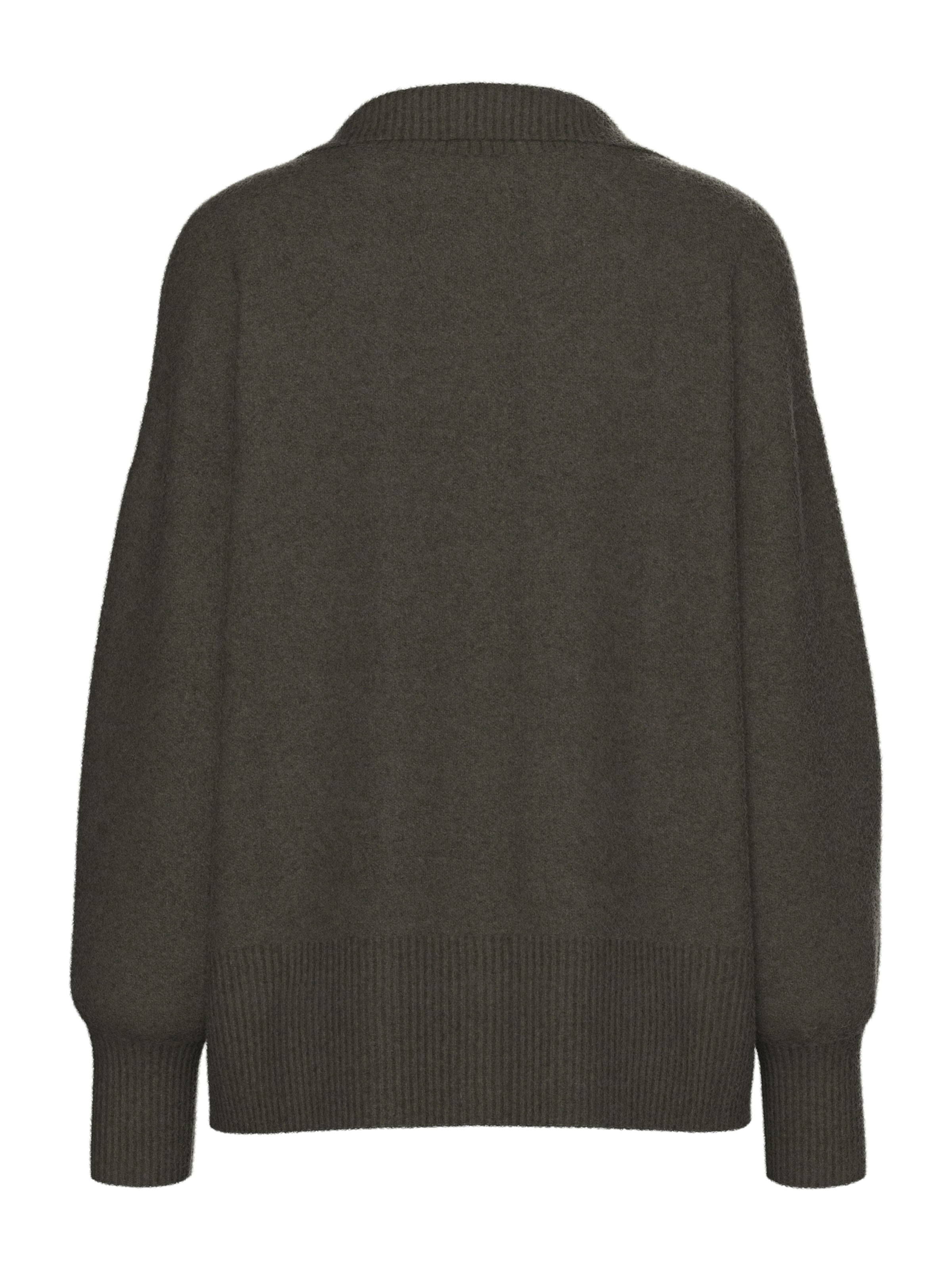 PIECES Sweater 'PCMALOU' in Brown