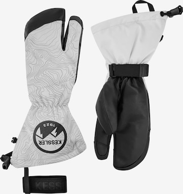KESSLER Fingerhandschuhe 'CANMORE' in Weiß: Vorderseite