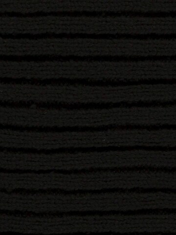 Passigatti Wrap 'Wolliger Strickschal gerippt' in Black