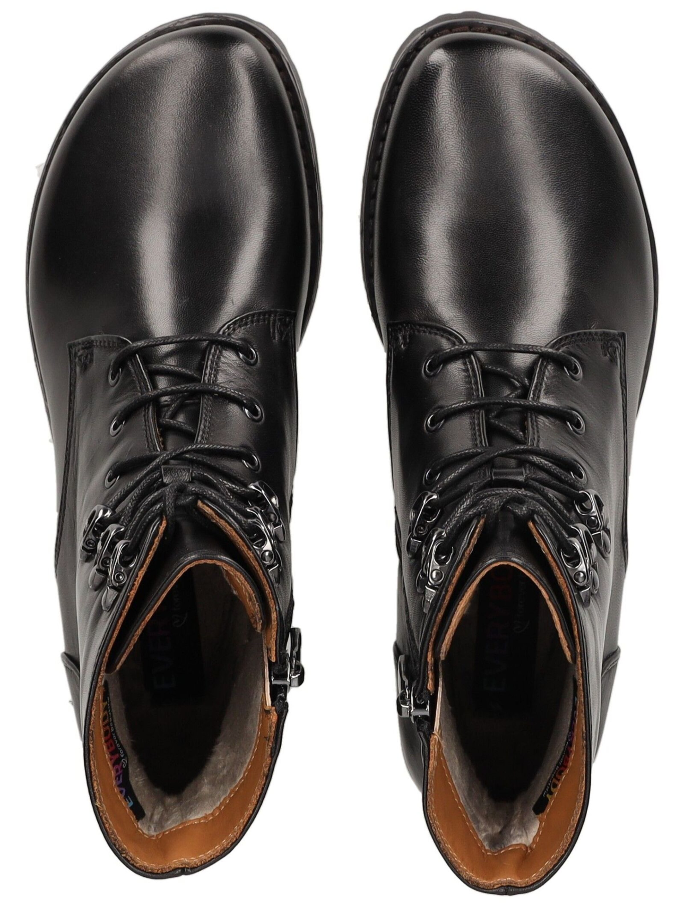 Bottines à lacets Everybody en noir
