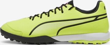 Chaussure de foot 'KING PRO' PUMA en vert : devant