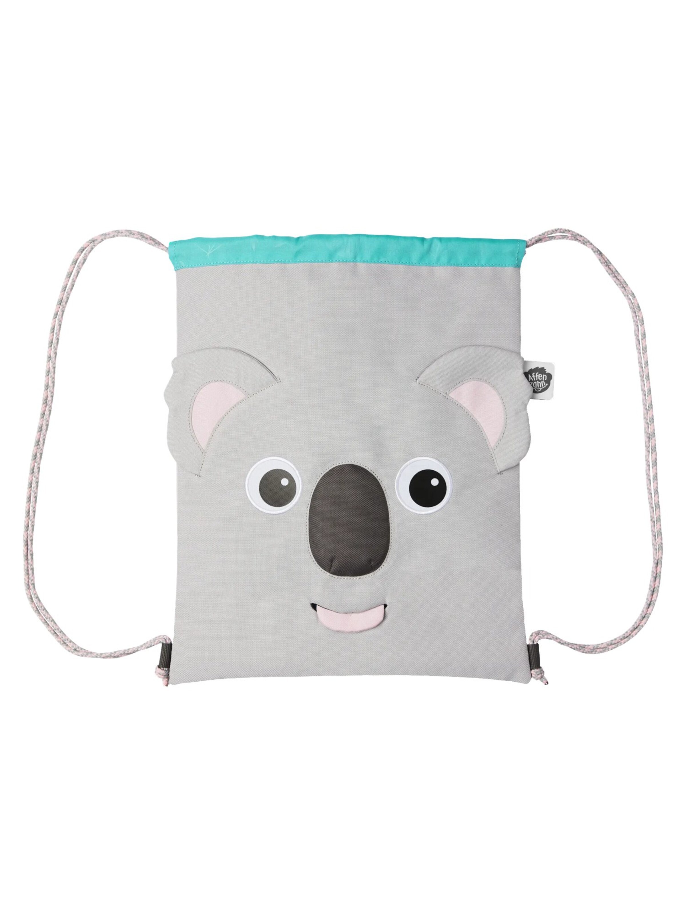 Affenzahn Gym Bag 'Sportbeutel Sportbeutel' in Grey: front
