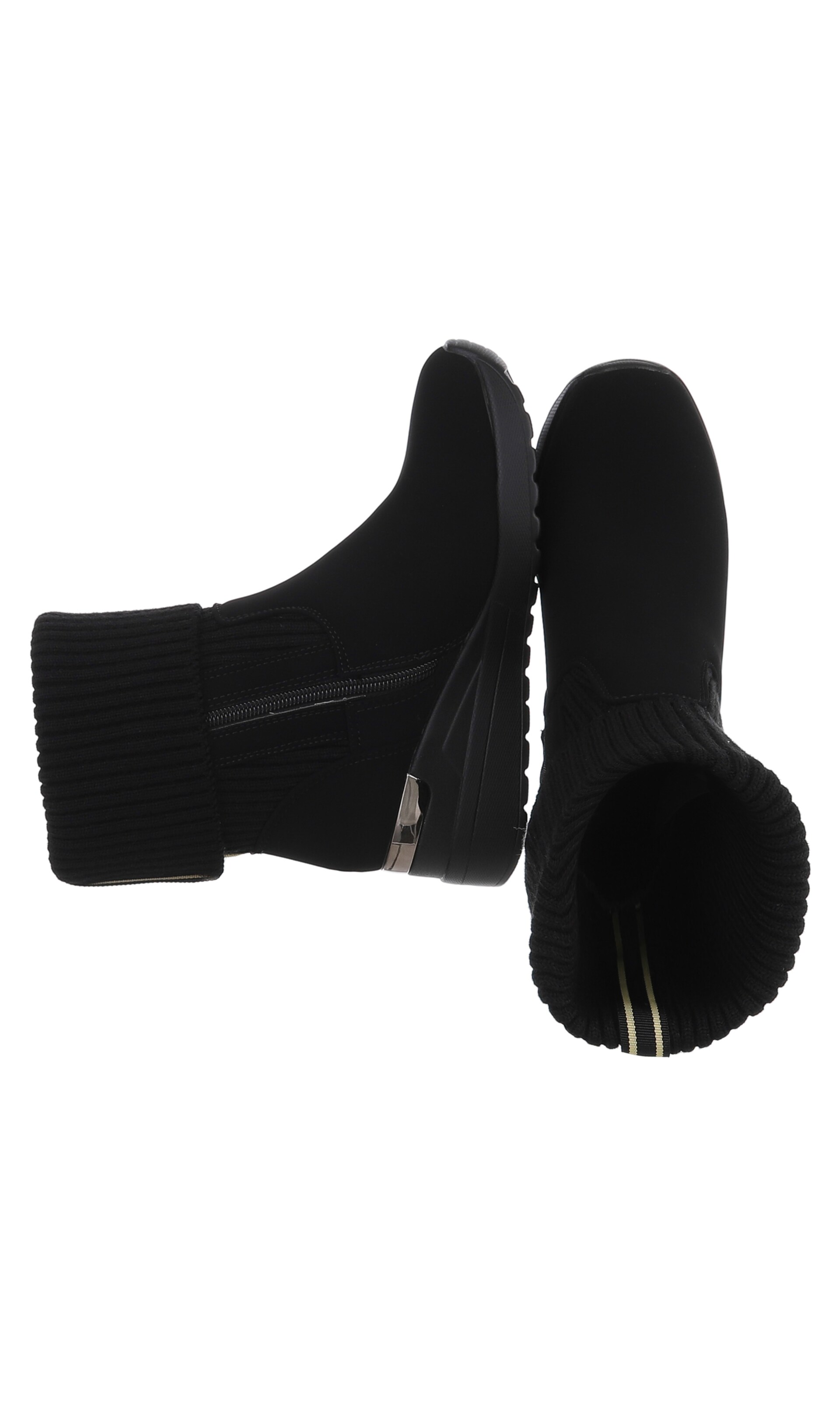 Ital-Design Stiefel in Schwarz