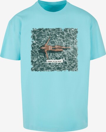Merchcode Shirt 'Summer - On My Mind' in Blauw: voorkant