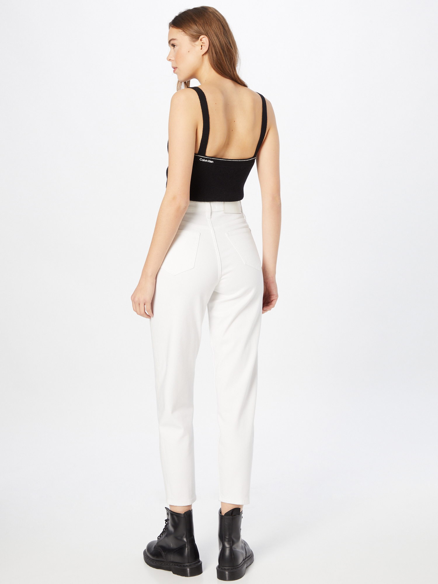 Odzież 9MES4 Calvin Klein Jeansy w kolorze Białym 