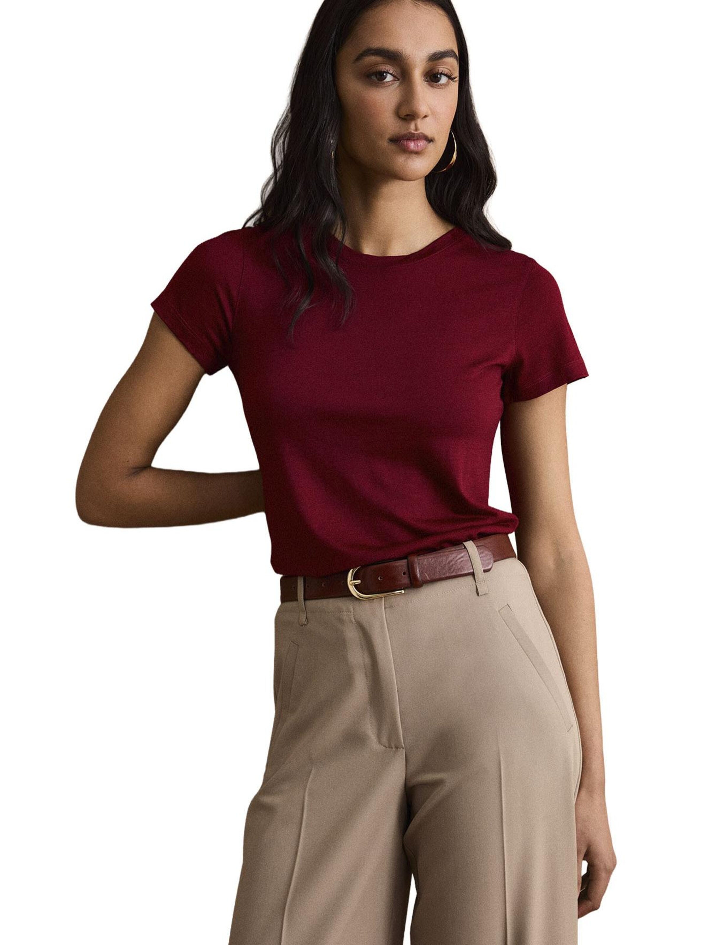 Il Lanificio Shirt in Red: front