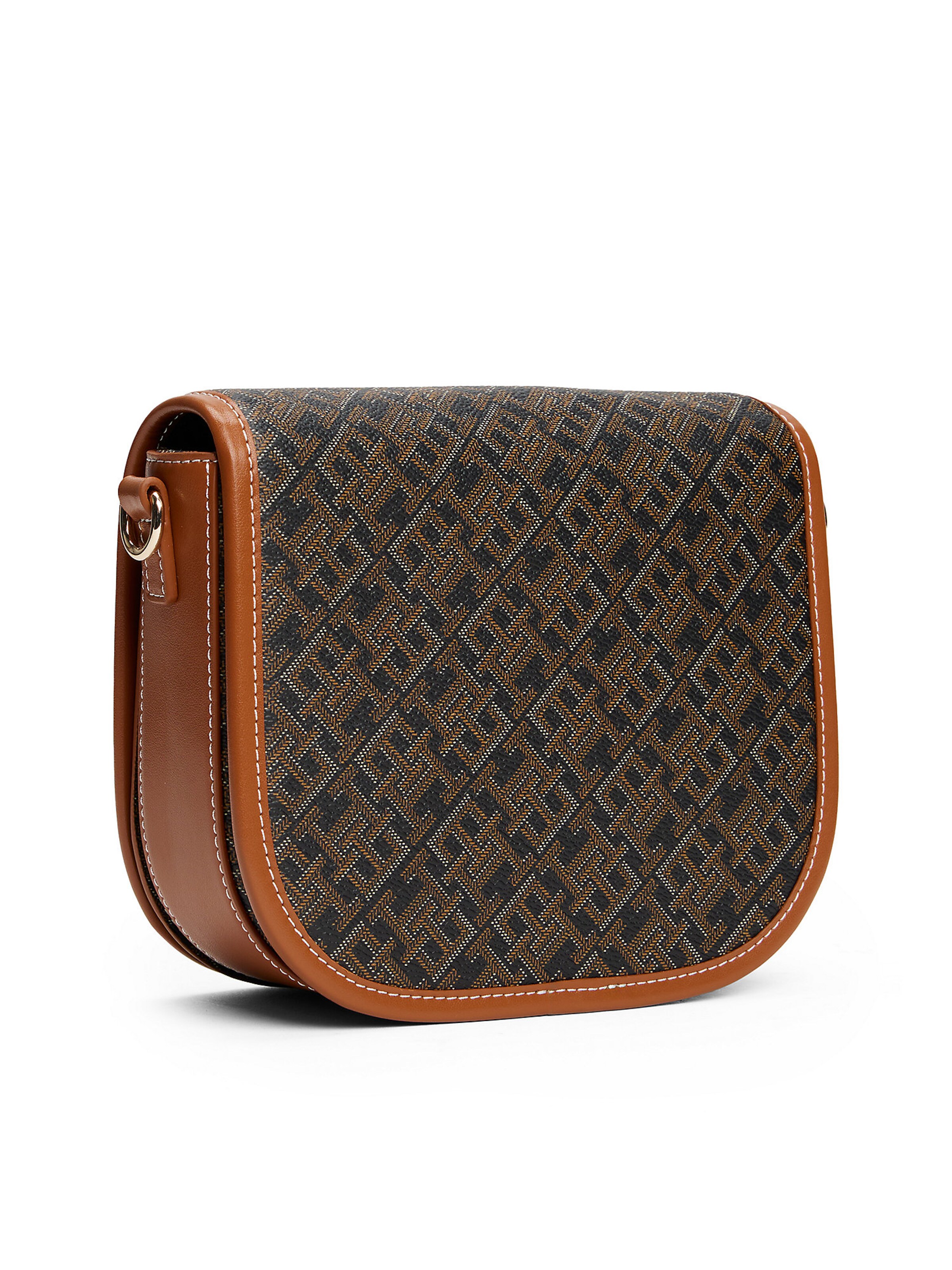 TOMMY HILFIGER Umhängetasche in Schwarz