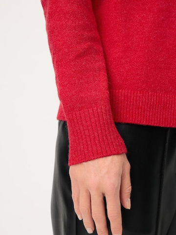 Olsen Troyer-Pullover, Länge ca. 60 cm in Rot