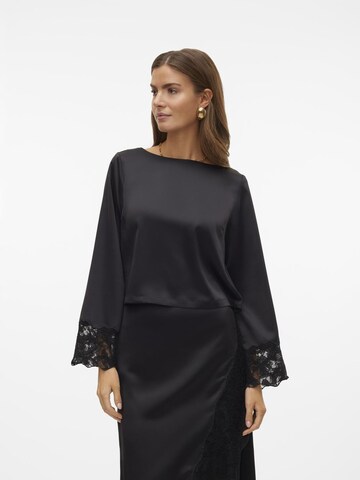 VERO MODA Bluse 'MERLE' in Schwarz: Vorderseite