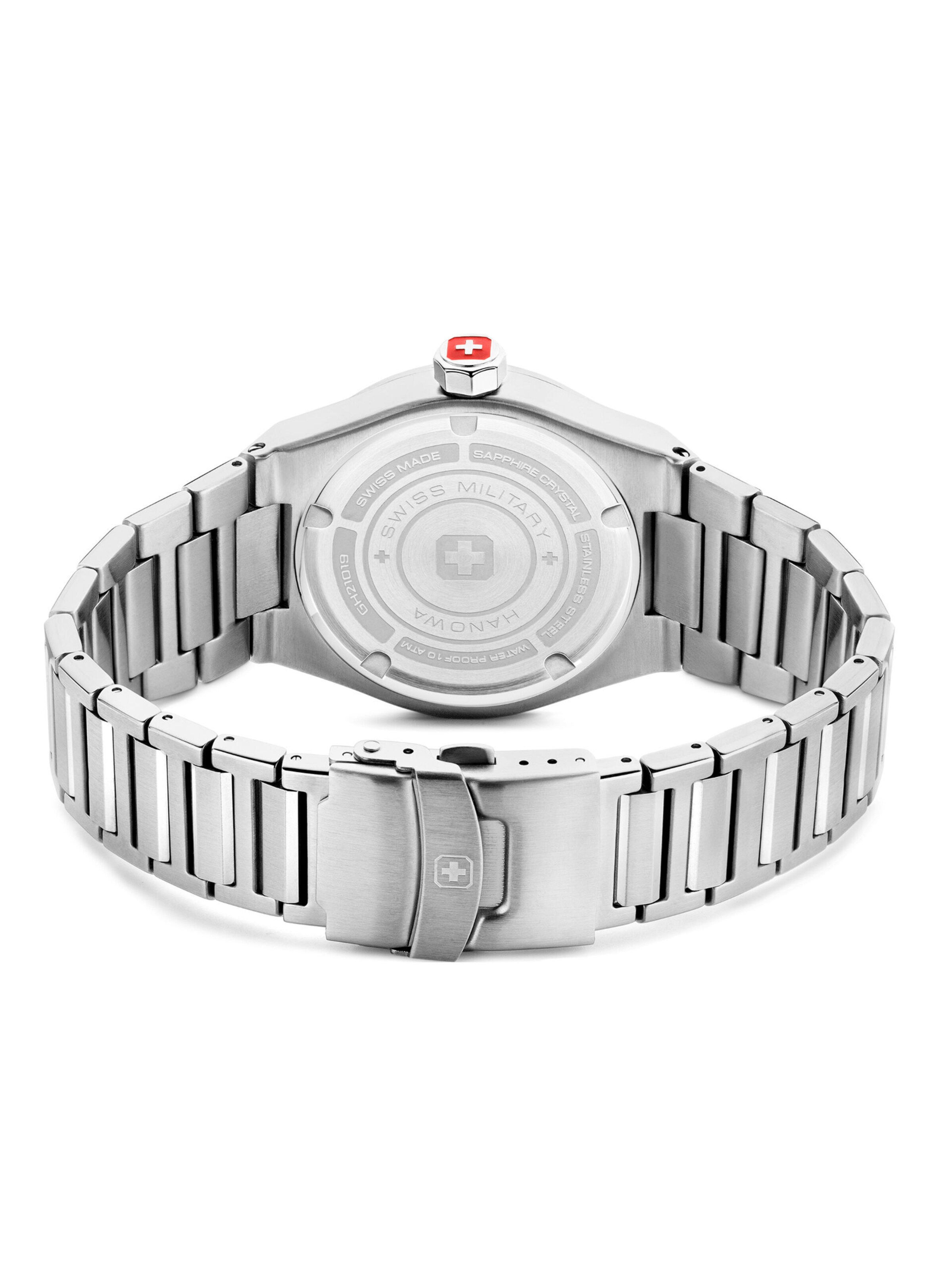 SWISS MILITARY HANOWA Analoog horloge 'Sonoran' in Zilver