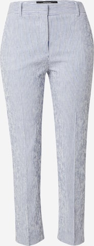 Weekend Max Mara Regular Trousers with creases 'STARLET' in Blue: front