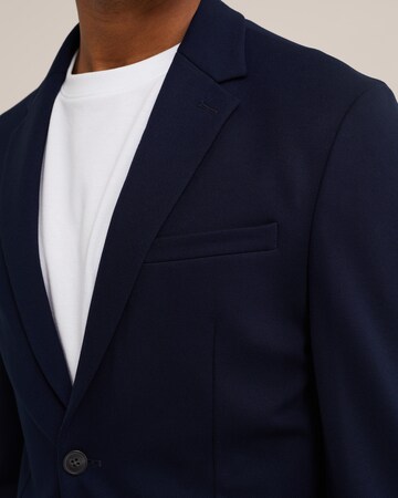 WE Fashion Slim fit Business-colbert in Blauw