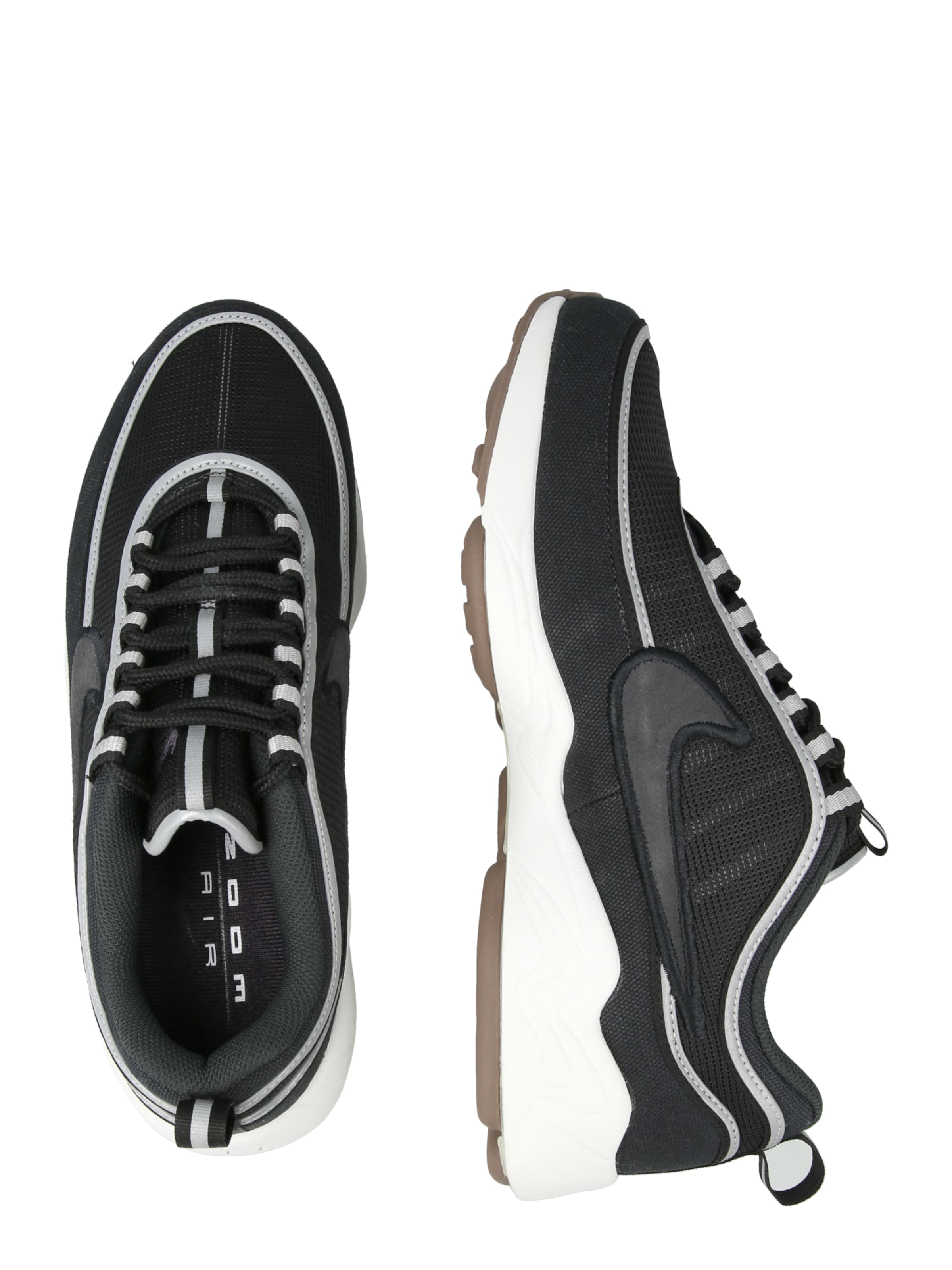 Nike Sportswear Rövid szárú sportcipők 'Air Zoom Spiridon' - fekete: oldalt