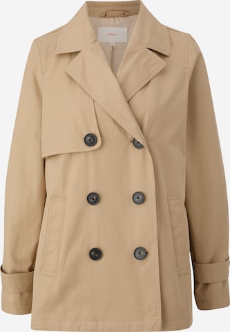 s.Oliver Between-Seasons Coat in Beige: front