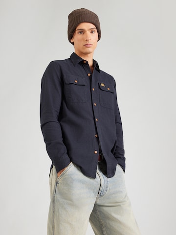 Regular fit Camicia di Superdry in blu: frontale