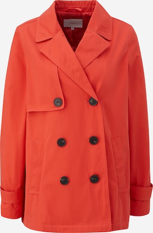 s.Oliver Ανοιξιάτικο και φθινοπωρινό παλτό σε πορτοκαλί: μπροστά