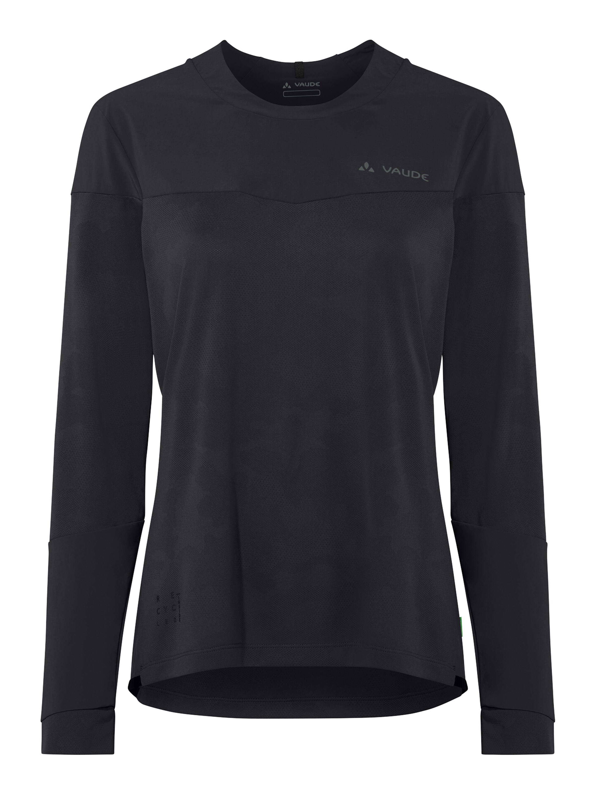 VAUDE Funktionsshirt 'Moab LS PRO' in Schwarz: Vorderseite