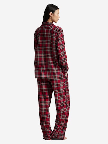 Polo Ralph Lauren Pyjama 'Cozy Flannel ' in Rood