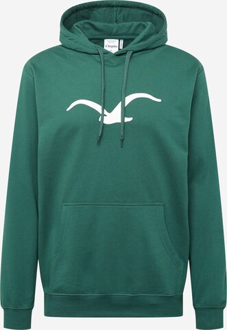 Sweat-shirt 'Möwe' Cleptomanicx en vert : devant