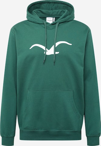 Cleptomanicx Sweatshirt 'Möwe' in Green: front