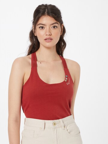 Ragwear Top 'XENIE' in Rood: voorkant