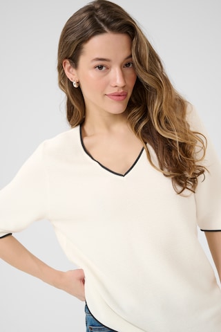 Pull-over Kaffe en blanc