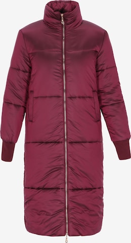 faina - Abrigo de invierno en rojo: frente