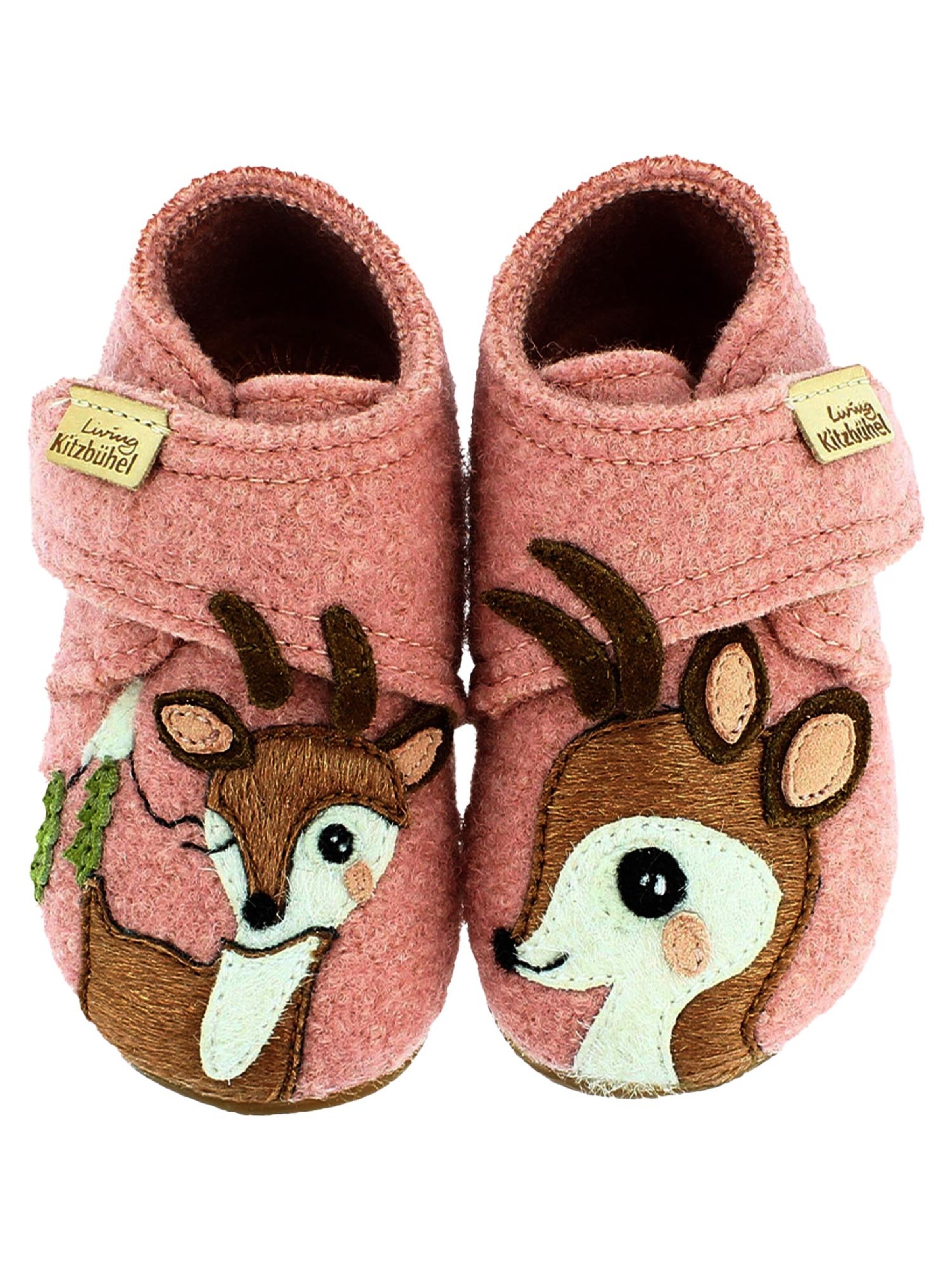 Living Kitzbühel Hausschuh 'Schurwolle'‌‌‌‌ in Orange