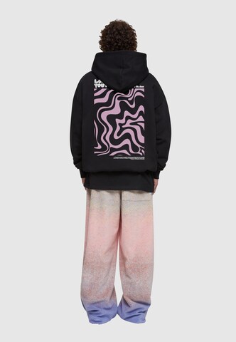 Felpa 'Beautiful Chaos Pink' di Lost Youth in nero