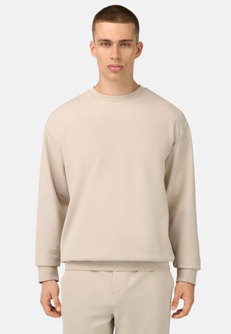 Sweat-shirt 'B Tech' Boggi Milano en beige : devant