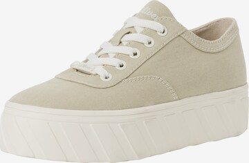 s.Oliver Sneakers laag in Beige: voorkant