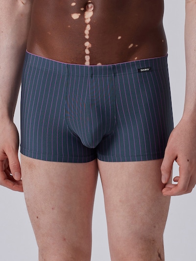 Skiny Boksarice 'Power Line' | marine / nočno modra / svetlo roza barva, Prikaz modela