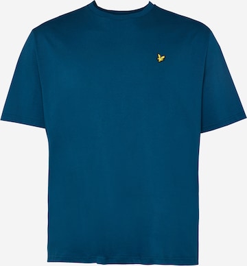 Lyle & Scott Big&Tall Tričko – modrá: přední strana