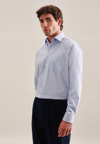 SEIDENSTICKER Regular Fit Hemd 'SMART CLASSICS' in Blau: predná strana