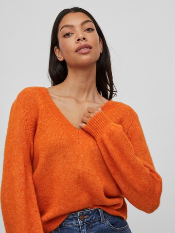 VILA Sweater 'Jamina' in Orange