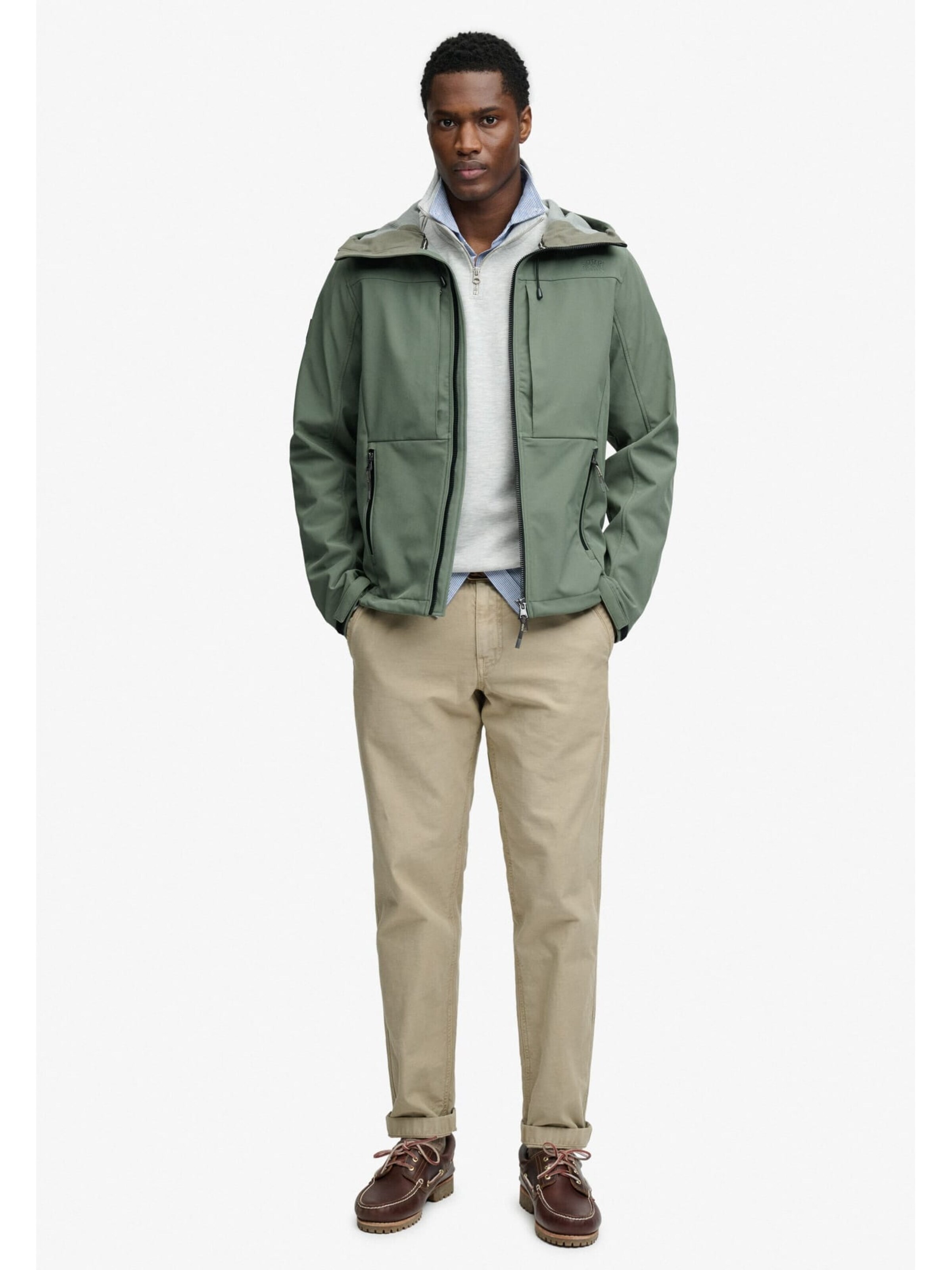 Superdry Between-seasons coat in Green
