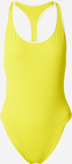 Tommy Hilfiger Underwear Maillot de bain 'ONE PIECE' en jaune / blanc, Vue avec produit