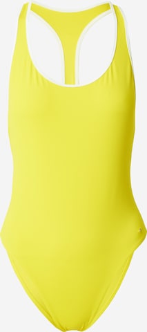 Tommy Hilfiger Underwear Bustier Badedrakt 'ONE PIECE' i gul: forside