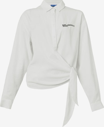 KARL LAGERFELD JEANSBluza - bijela boja: prednji dio