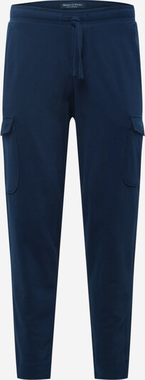 Marc O'Polo Pantalon cargo en bleu marine, Vue avec produit