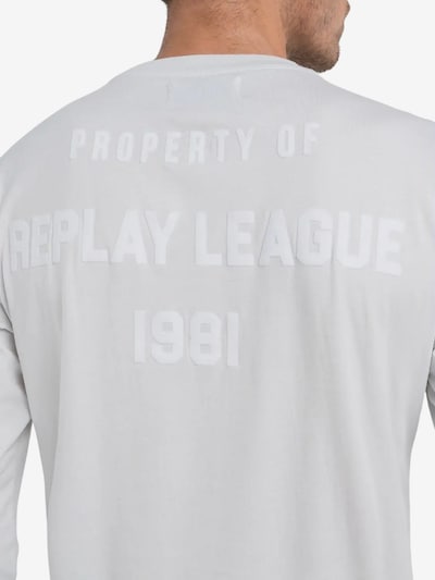 REPLAY Shirt in Light blue / White, Item view